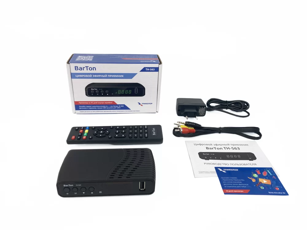 Приемник цифровой эфирный DVB-T2 BarTon TH-563-0