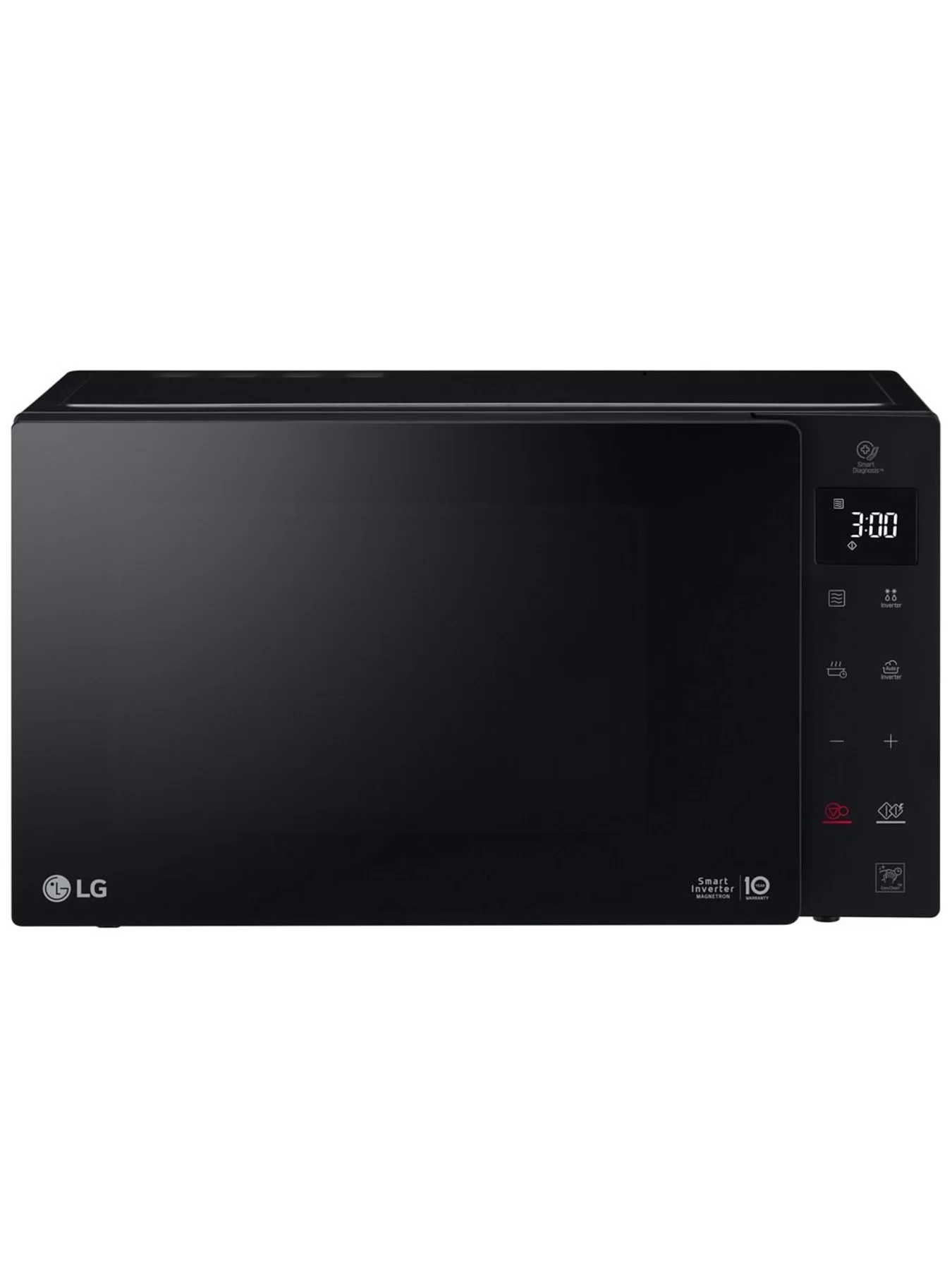 Микроволновая печь LG MH6535GIS (25 л, 1000 Вт, Гриль 900 Вт, переключатели сенсор, чёрный, EasyClean, Smart Inverter)-0