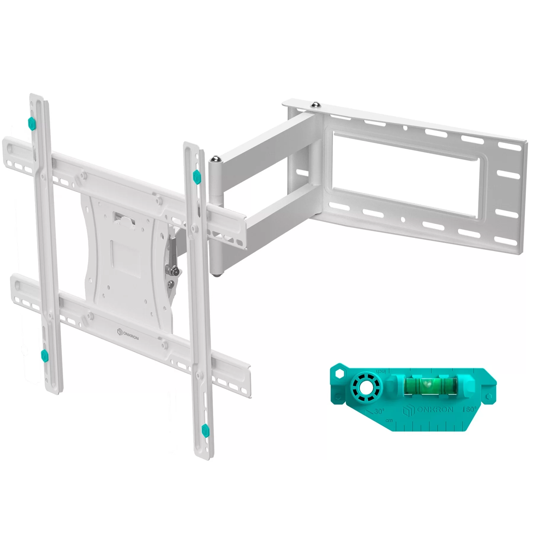 Кронштейн для ТВ ONKRON M7L белый, для 40"-75", наклон 15°, поворот 180°, нагрузка до 65 кг, расстояние до стены 100-711 мм-0