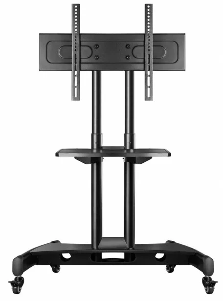 Мобильная стойка для ТВ ONKRON TS2551 чёрный, для 32"-55", нагрузка до 28 кг, регулировка высоты - 900 - 1500 мм-0
