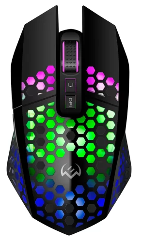 Игровая беспроводная мышь SVEN RX-G940W USB 3600 dpi RGB, встроенный АКБ, black-0