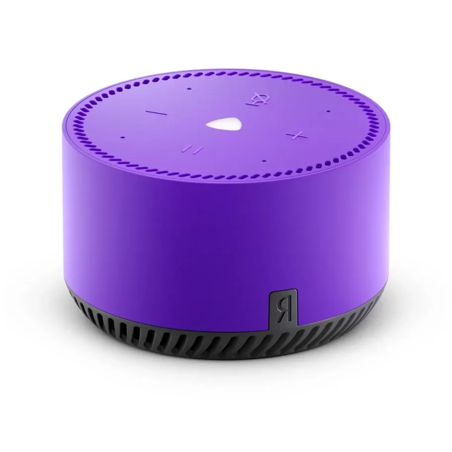 Умная колонка Яндекс Станция Лайт с голосовым помощником Алиса, фиолетовый-0