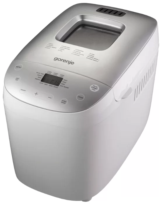 Хлебопечь Gorenje BM1600WG (850 Вт, 16 программ, вес выпечки 1,6 кг, таймер 15 ч, корпус пластик)-1
