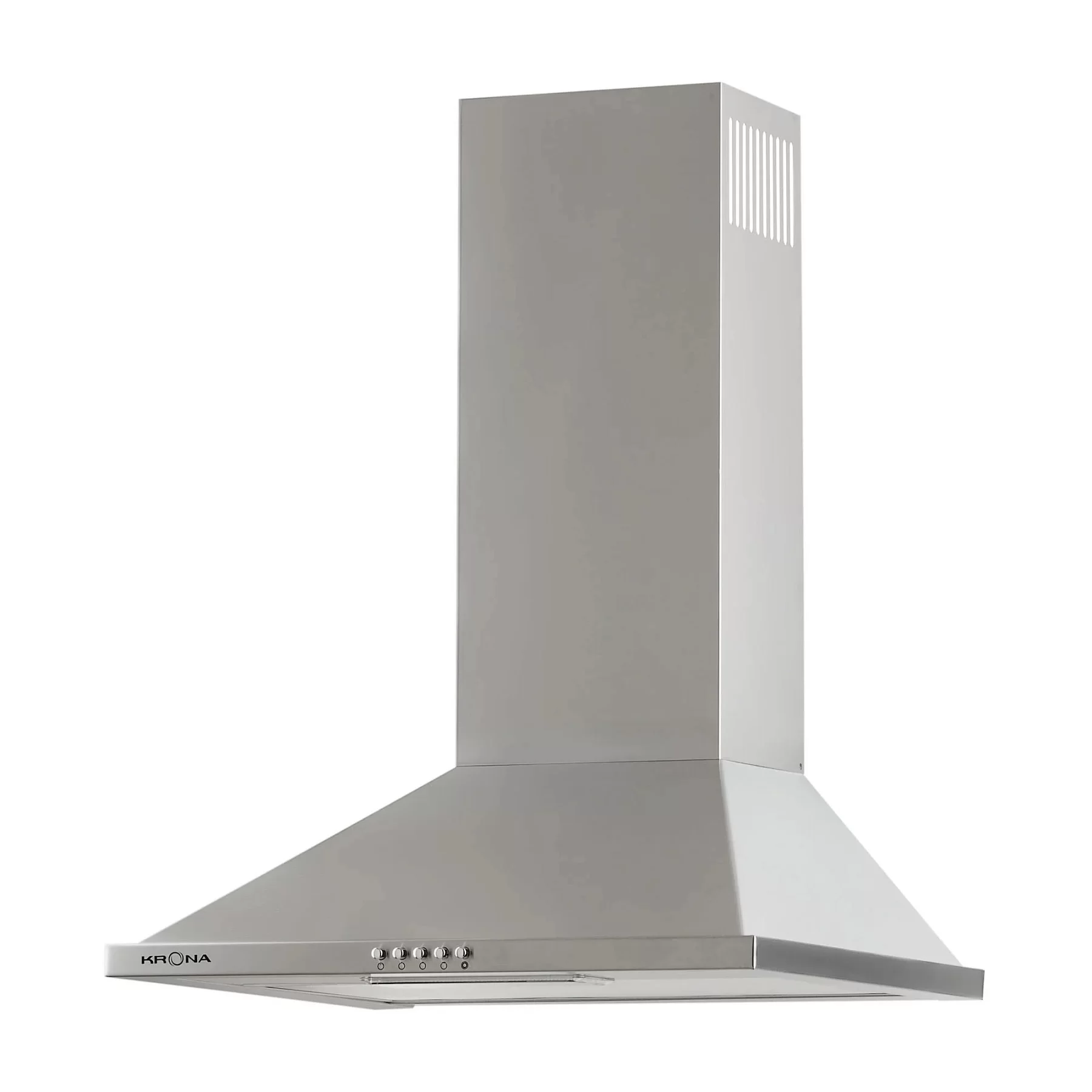 Вытяжка каминная KRONA Bella 500 inox PB (633 м³/ч / 110 Вт / Галогенная лампа 1x28 Вт / ширина - 50 см / нерж. сталь / металл)-0