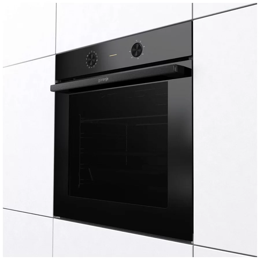 Духовой шкаф Gorenje BO6717E03BG (Essential / 77 л / до 300 °C / Чёрный, стекло / AquaClean / PerfectGrill / съемные направляющие / А)-5