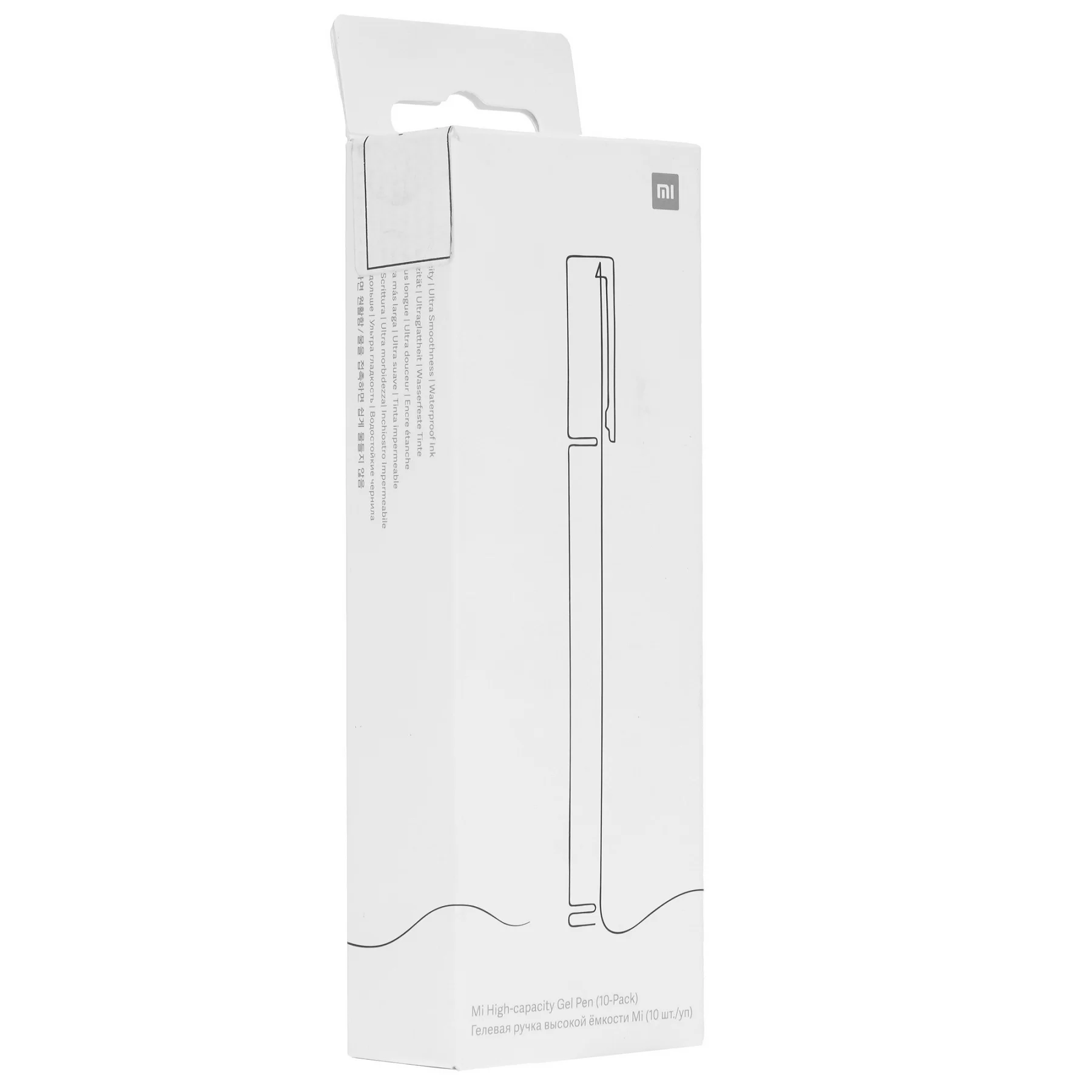 Ручка гелевая Xiaomi High-capacity Gel Pen черная (10-pack) (BHR4603GL)-0