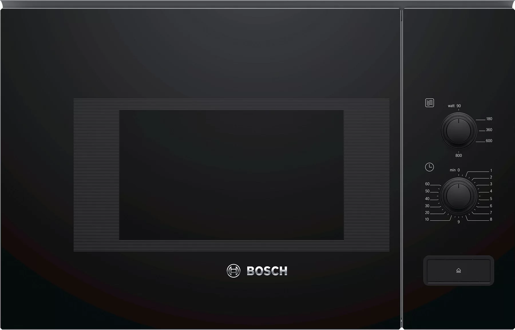 Микроволновая печь встраиваемая Bosch BFL520MB0 (Serie4 / черный / 20л / ширина - 59,4 см / 800Вт)-0