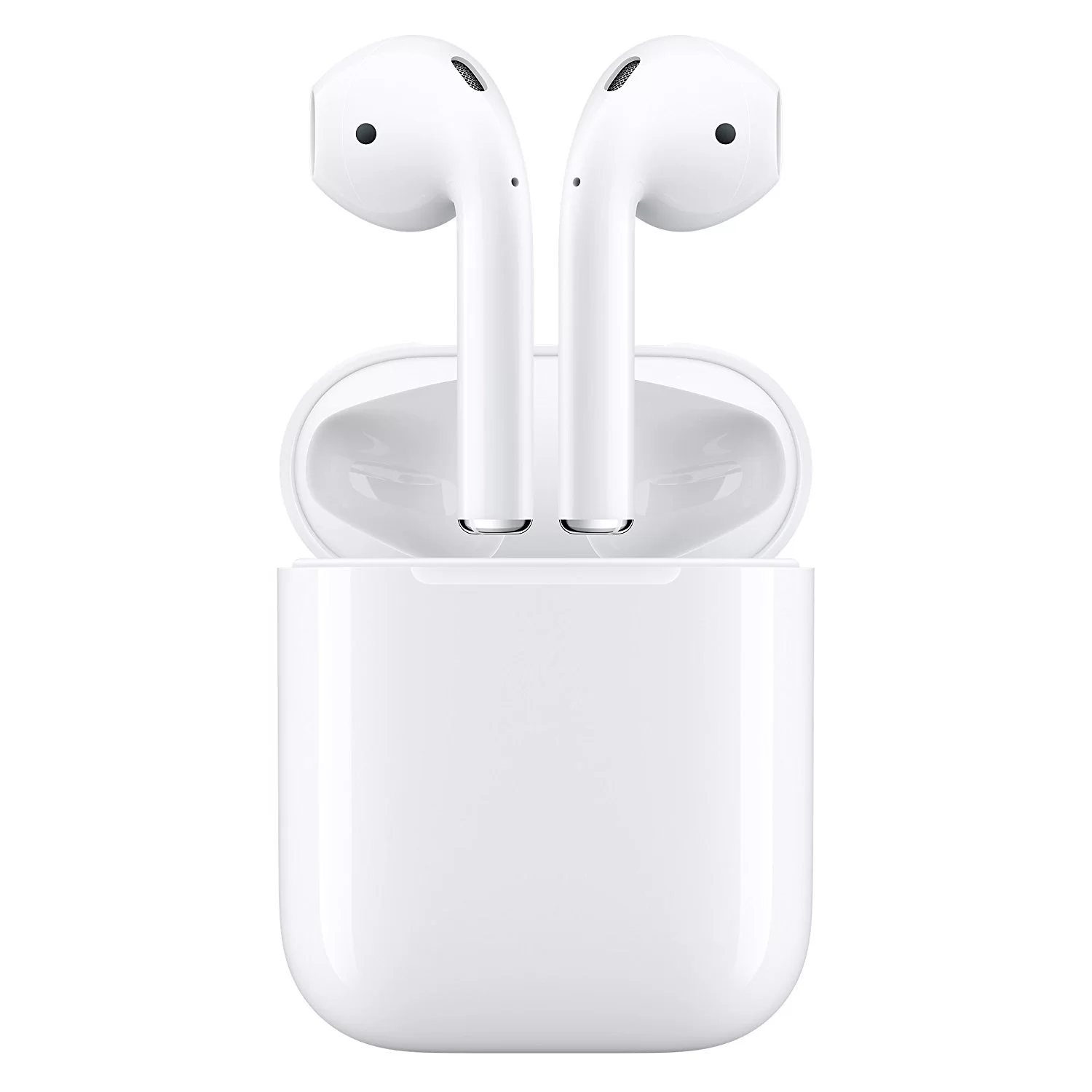 Беспроводные TWS наушники с микрофоном Apple AirPods 2 (без беспроводной зарядки чехла)-0