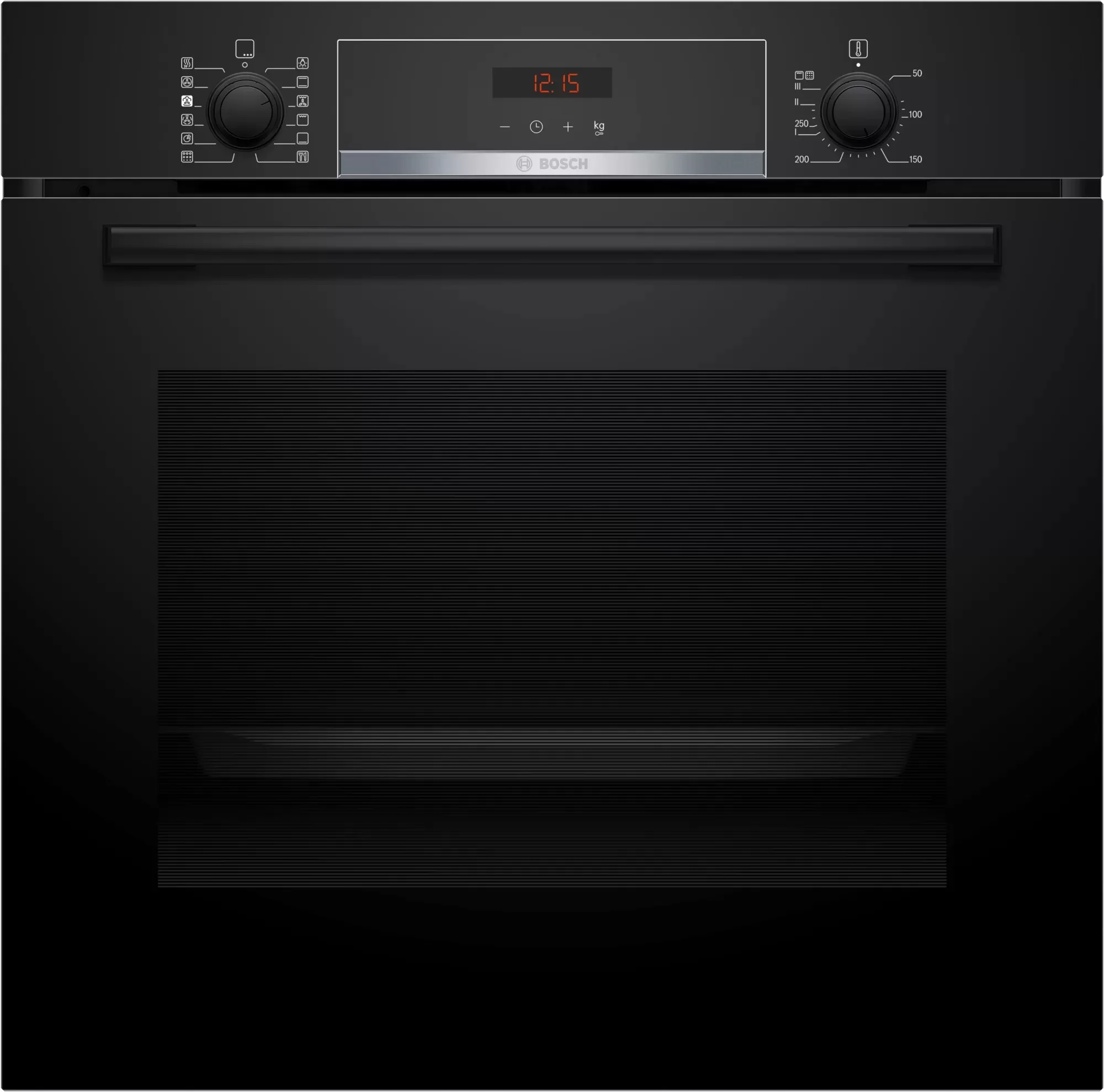 Духовой шкаф с добавлением пара Bosch HRA574BB0 (Serie 4 / 71 л / до 275 °C / Черное стекло / Гриль / A)-0