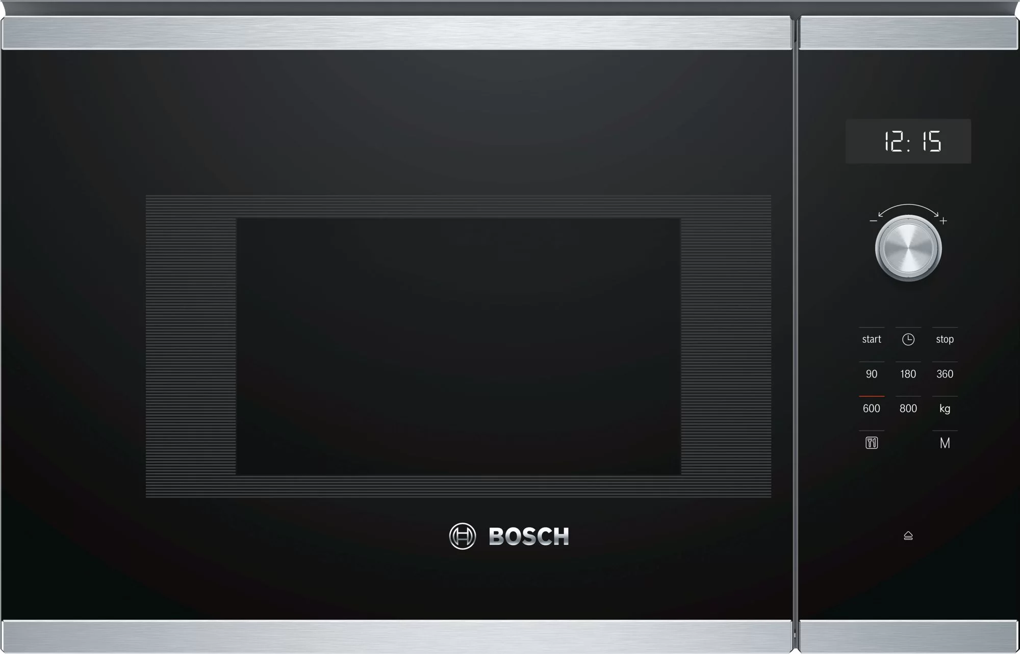 Микроволновая печь встраиваемая Bosch BFL524MS0 (Serie6 / черный/нерж / 20л / ширина - 59,4 см / 800Вт / Autopilot7)-0
