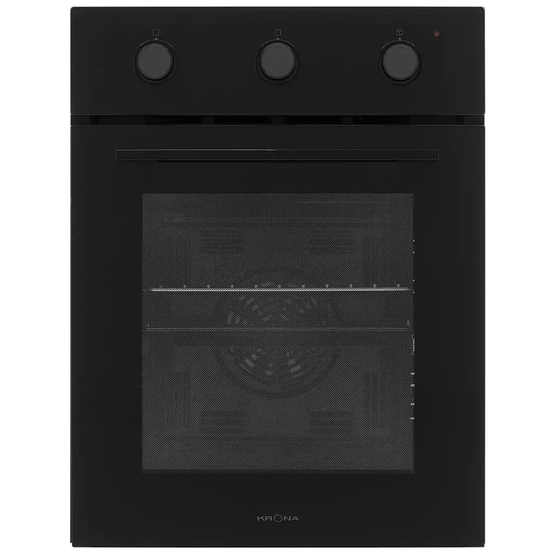 Духовой шкаф KRONA LYRA 45 BL/BL (Узкий, 45 см / 45 л / до 260 °C / Чёрное стекло / Телескоп. напр. (x1) / Гриль / А)-0