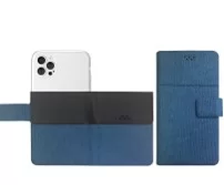 Универсальный чехол-книжка Gresso. Тиамо (размер 6.5-7") темно-синий-0