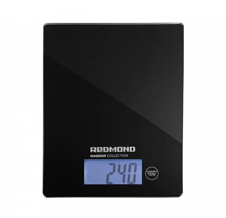 DSP Весы кухонные Redmond RS-772, чёрный (электронные/ платформа/ предел 8 кг/ точность 1 г/ тарокомпенсация)-0