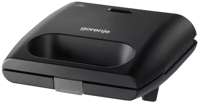 Сэндвичница Gorenje SM701GCB (700 Вт/ антипригарное покрытие / чёрный)-0