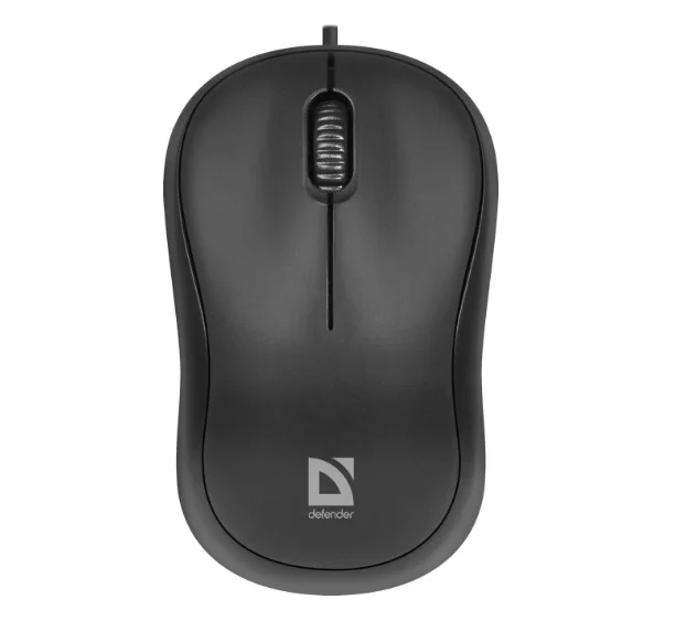 Проводная мышь Defender Patch MS-759 (1000 dpi) черный-0