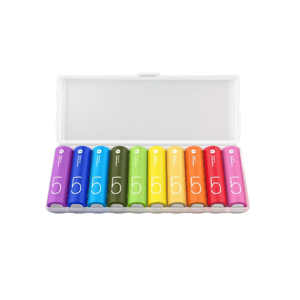 Батарейки Xiaomi AA Rainbow Batteries (упаковка 10 шт.) (BHR5393GL)-0