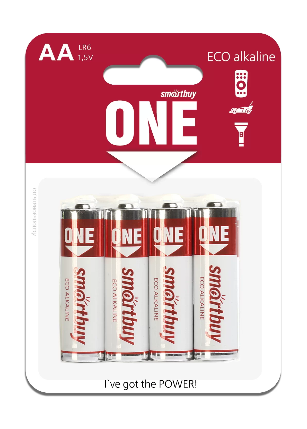 Батарейки BL4 Smartbuy ONE LR6/4B (48/480) (SOBA-2A04B-Eco) алкалиновая  BL4 (цена за 4 шт.)-0