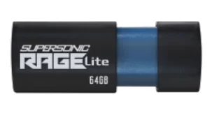 Память USB3.2 Flash Drive  64Gb Patriot Supersonic Rage lite GEN1   /PEF64GRLB32U/-0