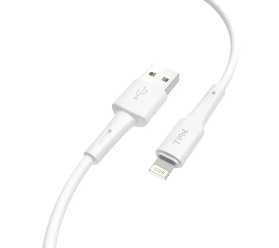 Кабель TFN Lightning - USB, 2 метра, белый (CLIGUSB2MWH) -0