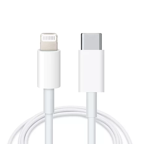 Кабель Apple Lightning - USB-C, 1 метр, белый-0