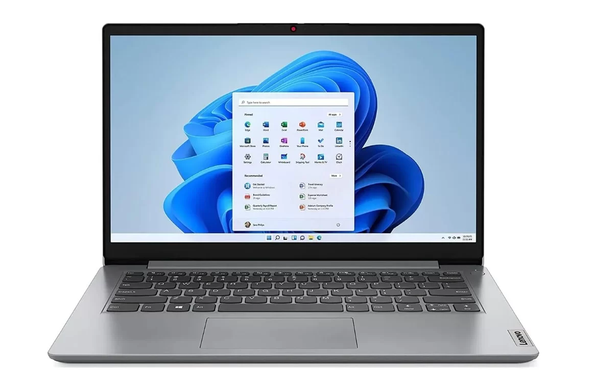 Ноутбук Lenovo IdeaPad 1 14IAU7 (Intel Core i5-1235U 1.3GHz/14"/1366х768 TN//8GB/512GB SSD/ Intel Iris Xe Graphics/DOS/Cloud Grey/RUS keyb) -0