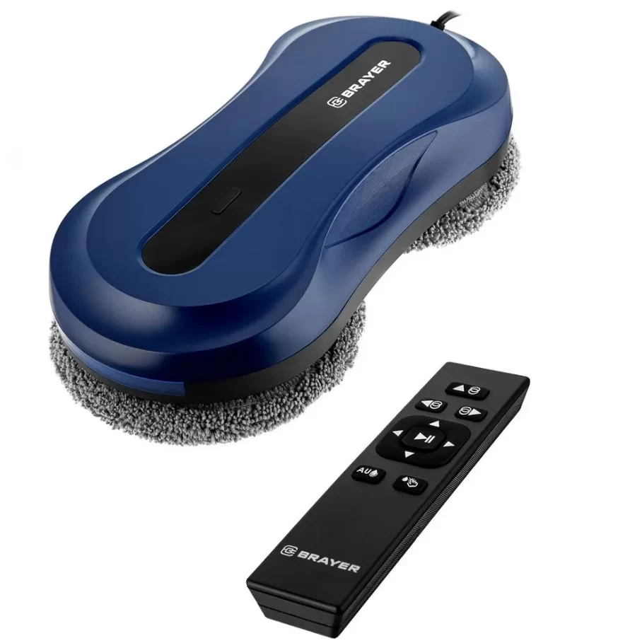 Робот-мойщик окон Brayer BR5000 (уборка - влажная, сухая / блок питания / распылитель жидкости)-0