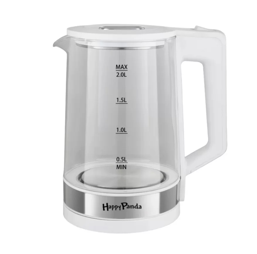 Чайник Happy Panda HP-2700W (1800 Вт / 2 л / стекло/ белый)-0