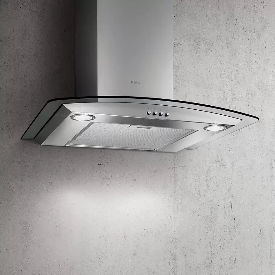 Вытяжка каминная Elica CIRCUS IX/A/60 (700 м³/ч / 140 Вт / LED освещение 2 x 2,5 Вт / ширина - 59.8 см / Нерж. сталь + стекло)-0
