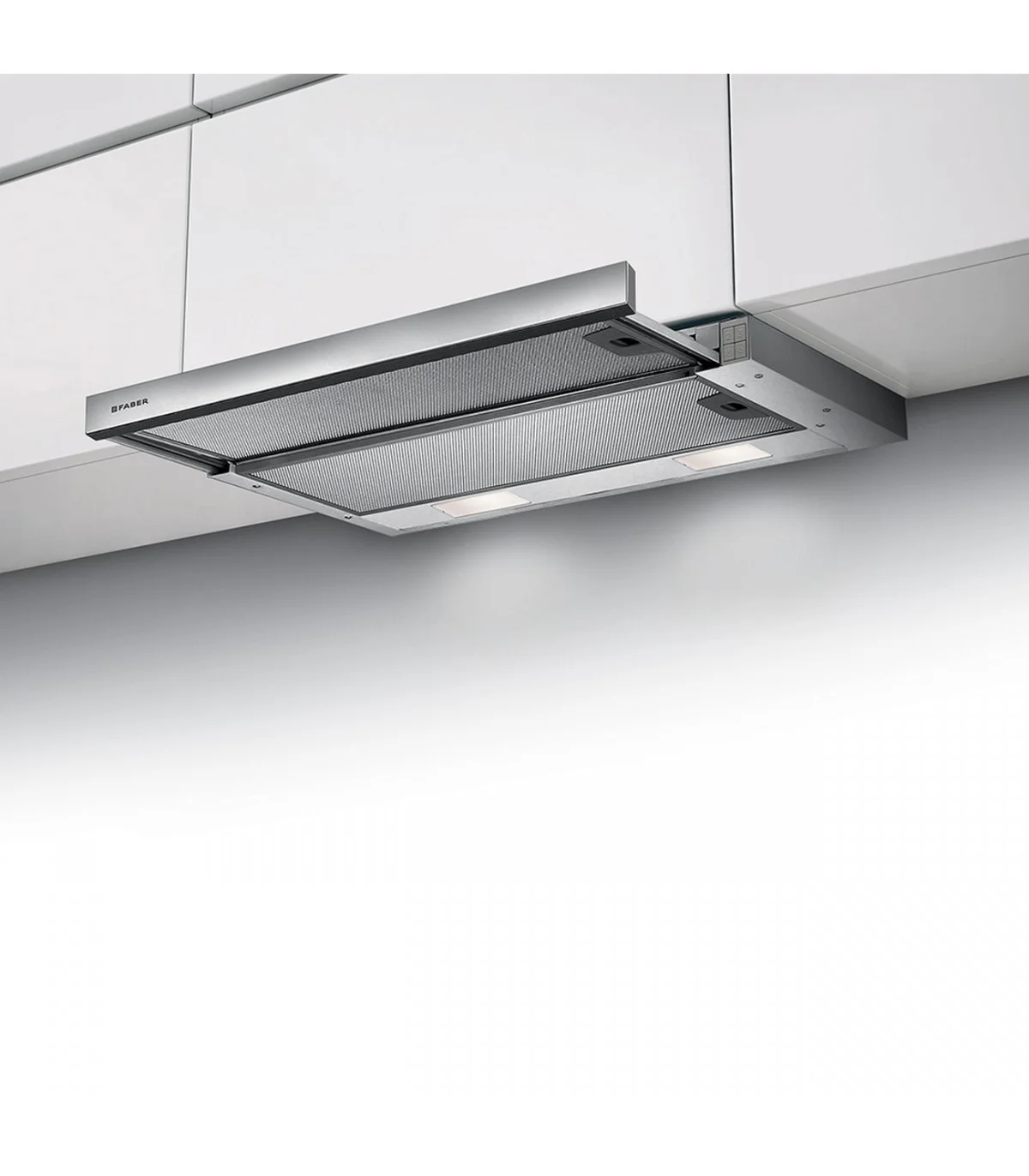 Вытяжка телескопическая Faber Flexa NG Hip AM/X A60 (420 м³/ч / 140 Вт / LED освещение 2x4 Вт / ширина - 59.8 см / нерж. сталь)-0