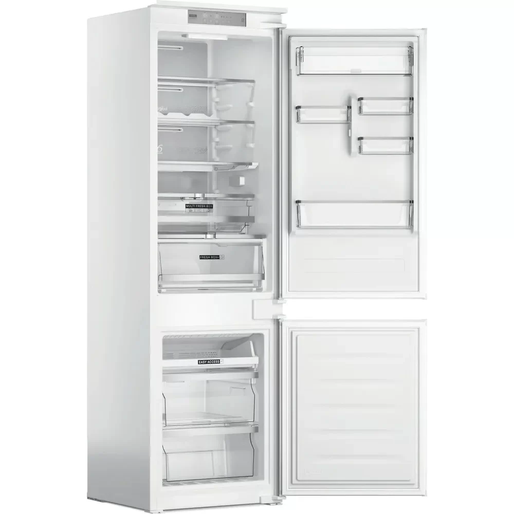 Холодильник встраиваемый Whirlpool WHC18 T572 (Объем - 250 л / Высота - 177 см / Слайдерное крепление фасадов / A+ / Белый / Морозилка - NoFrost)-0