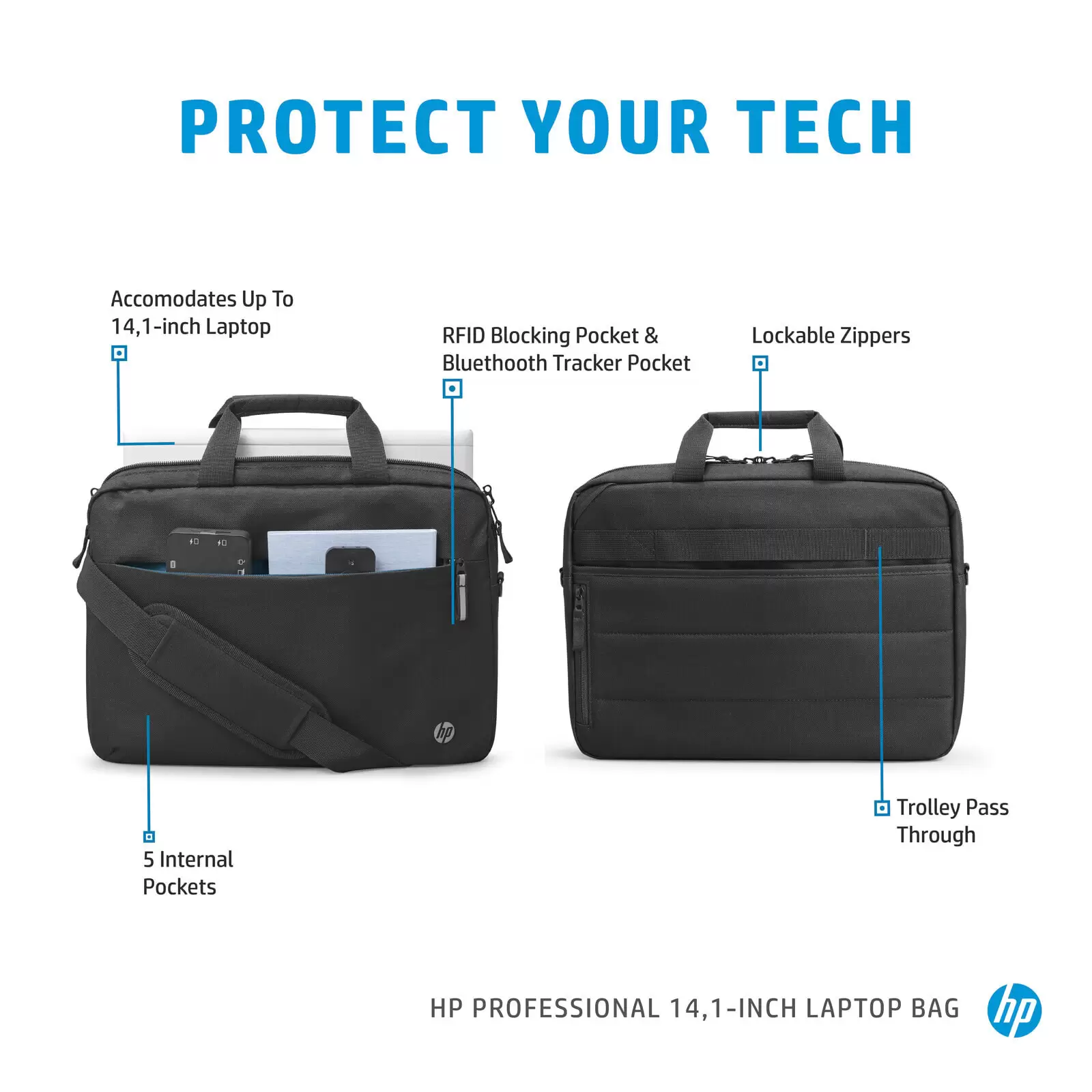 Сумка для ноутбука 14.1" HP Renew Professional (500S8AA)-0