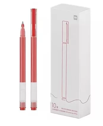 Ручка гелевая Xiaomi High-capacity Gel Pen красная (10-Pack) (BHR8863GL)-0
