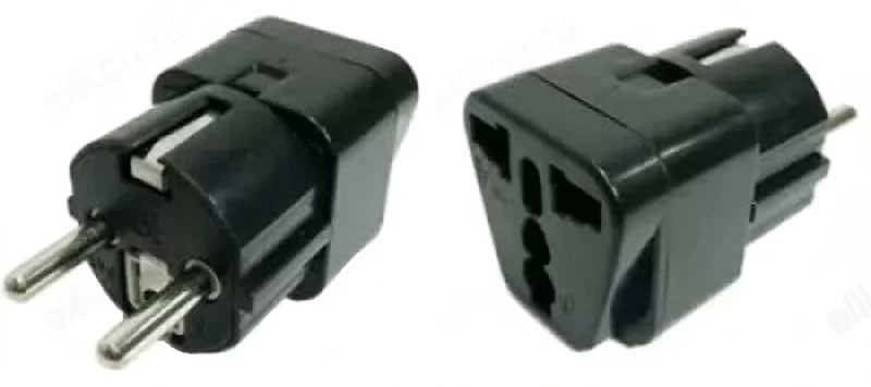 Переходник 220B UK EURO (16A) OT-ELS02 черный-0