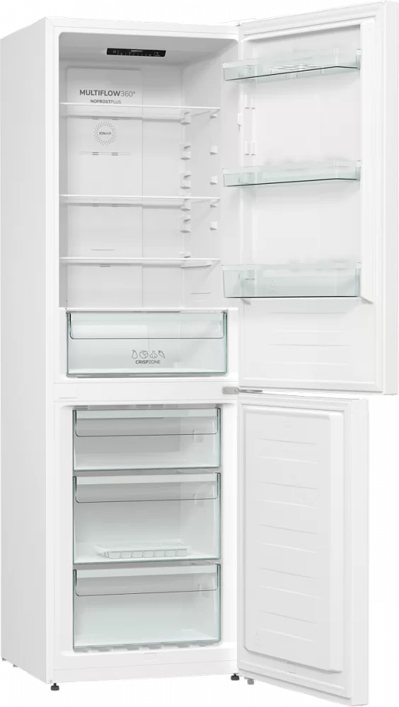 Холодильник Gorenje NRK619EEW4 (G400 / Объем - 302 л / Высота - 185см / IonAir / Multiflow 360° / A++ / Белый / No Frost Plus)-0