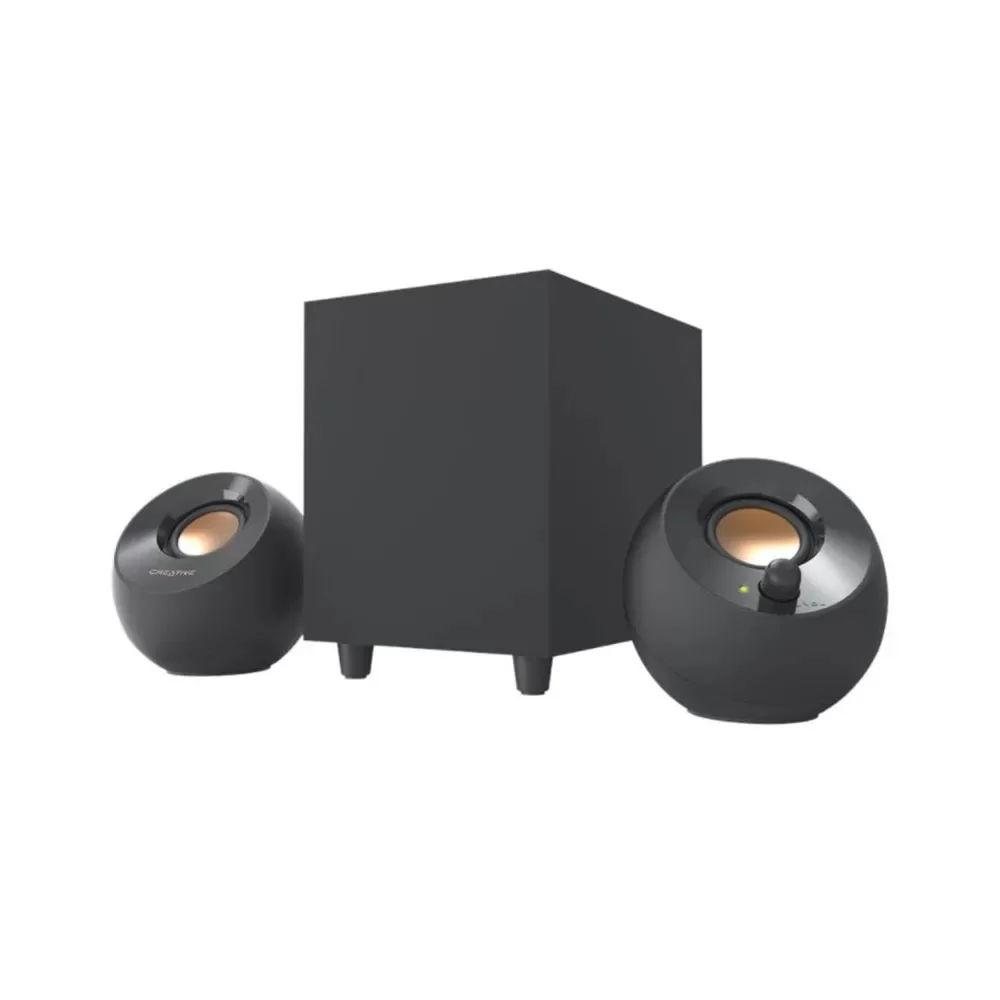 Колонки 2.1 Creative Pebble Plus / 8W / USB / Черный /-0