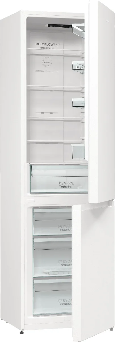 Холодильник Gorenje NRK6202EW4 (Essential / Объем - 331 л / Высота - 200см / A++ / Белый / NoFrost)-0