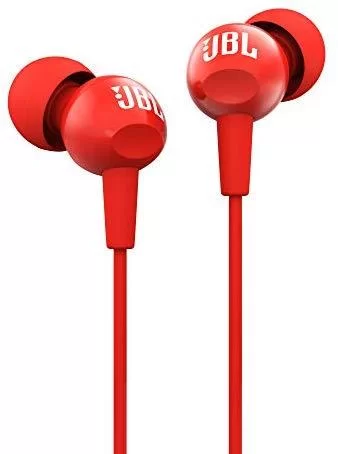 Наушники с микрофоном JBL C100Si Red-0