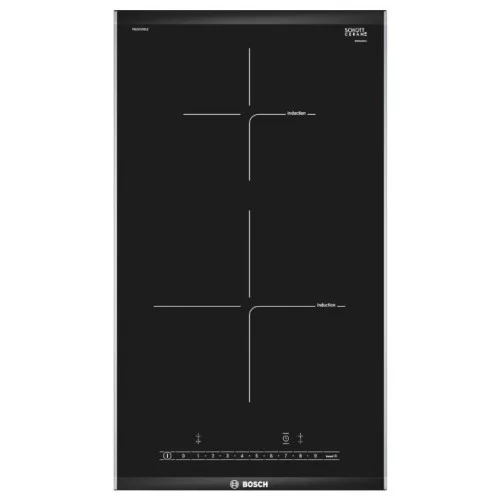 Поверхность индукционная Bosch PIB375FB1E (Serie6 / Domino / черный / 2 конфорки / стеклокерамика / DirectSelect / QuickStart / PowerBoost)-0