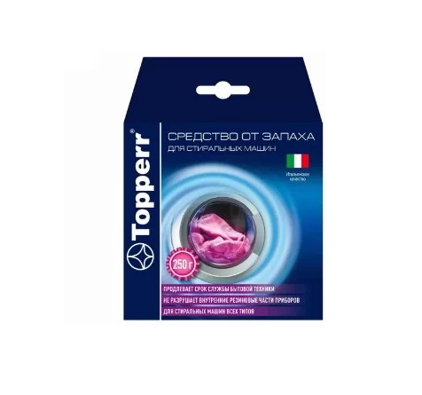 Средство от запахов в стиральных машинах Topperr, 250 г-0