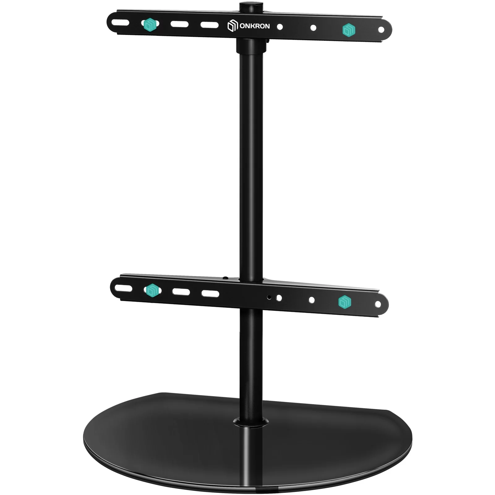 Подставка для ТВ ONKRON PT2 чёрный, для 32"-65", поворот 180°,нагрузка до 35 кг,штанга 62,5 см, основание 50*40*0,1 см-0