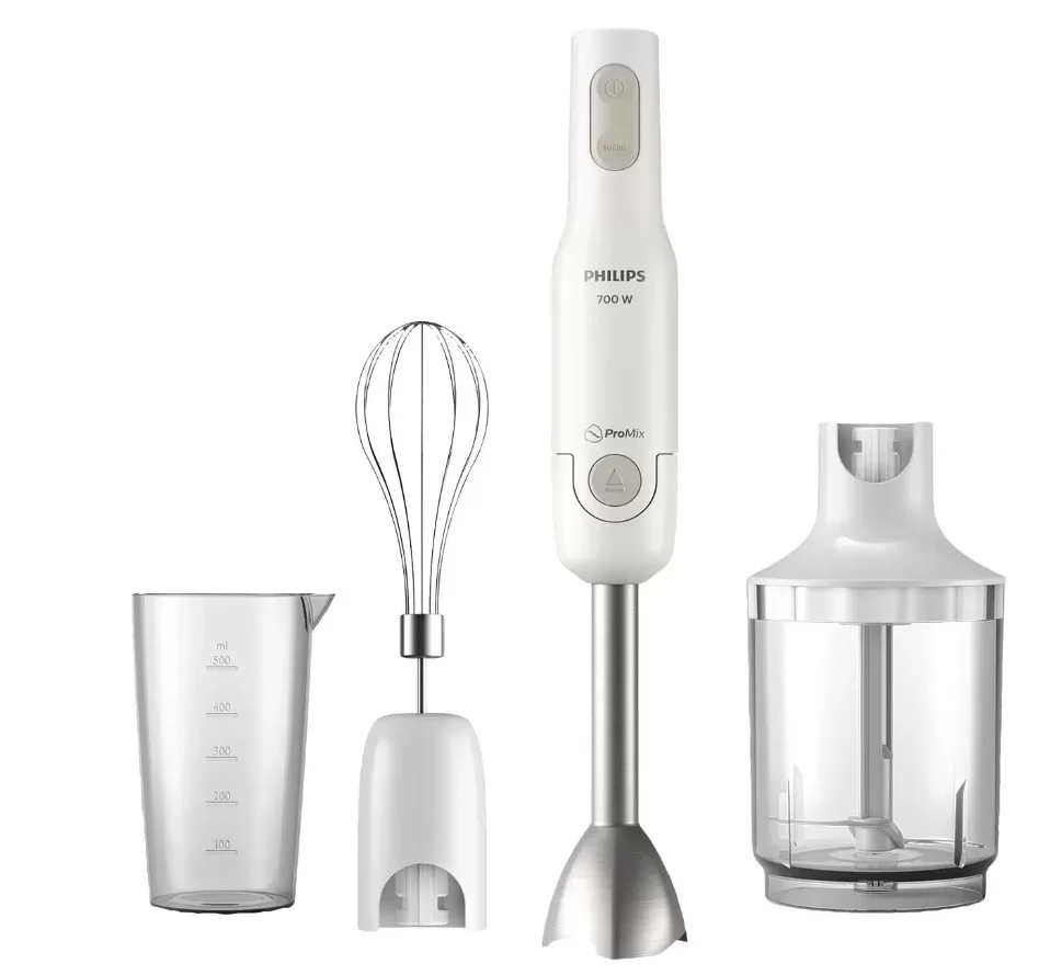 Блендер Philips HR2545/00 (700 Вт/ скоростей 2/ турборежим/ венчик, измельчитель, стакан)-0