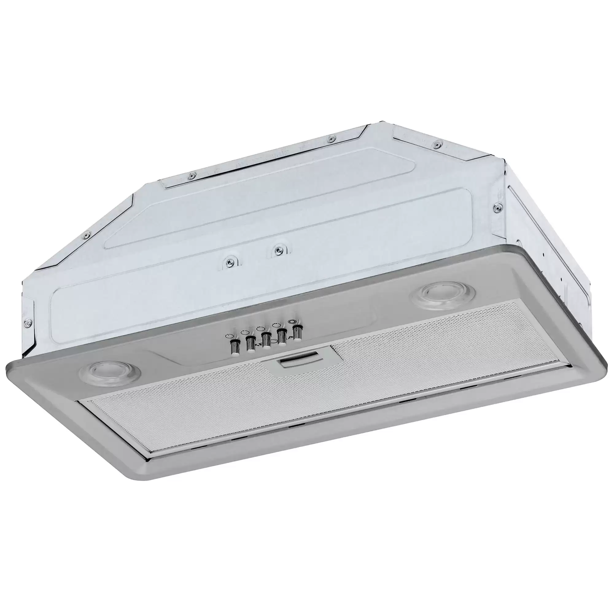 Вытяжка полновстраиваемая KRONA KATE 600 INOX PB K (760 м³/ч / 65 Вт / LED освещение 2x1 Вт/ ширина - 52,5 см / нерж. сталь)-0