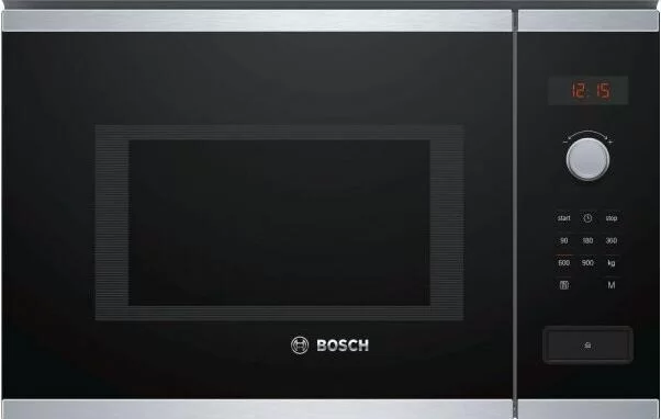 Микроволновая печь встраиваемая Bosch BFL553MS0 (Serie6 / черный/нерж. сталь / 25л / ширина - 59,4 см / 900Вт / Autopilot7)-0