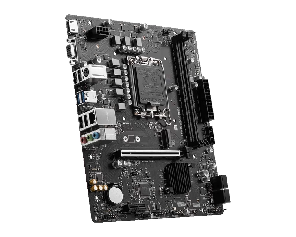 RFB Материнская плата MSI PRO H610M-E DDR4 /LGA 1700, Intel H610, 2xDDR4, 1xM2, 4xSATA, HDMI+VGA, Micro-ATX/-0