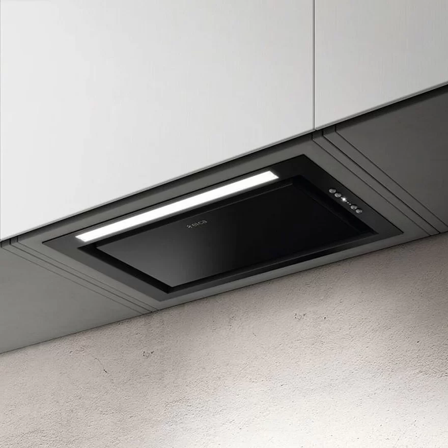 Вытяжка полновстраиваемая Elica Hidden 2.0 BL MAT/A/72 (1300 м³/ч / 280 Вт / LED освещение 1x7 Вт / ширина - 71.4 см / чёрный)-0