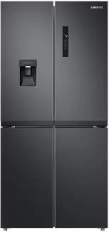 Холодильник Side by Side Samsung RF48A401EB4 (4 двери / Объем- 488 л / Высота -179 см / Графитовая сталь / А++ / NoFrost / диспенсер)-0