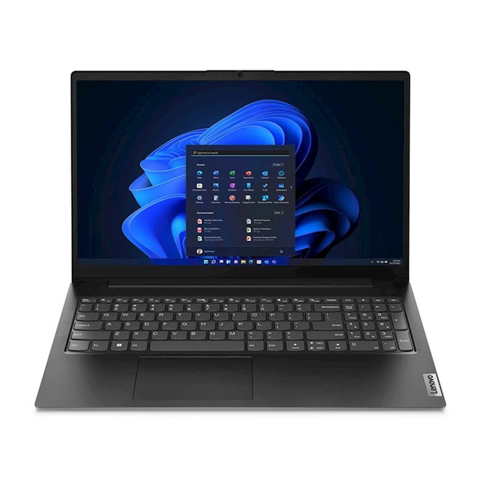 Ноутбук Lenovo V15 G3  (Intel Core i7-1255U 1.7GHz/15.6"/1920x1080 TN/16GB/512GB SSD/Intel UHD Graphics Xe/DOS/Black/RUS keyb) EN вилка-0