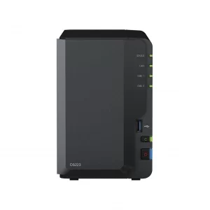 Сетевой накопитель NAS Synology DS223, 2x 2.5/3.5 HDD, Realtek RTD1619B, 2 ГБ, 3хUSB 3.2 Type-A, RJ-45 1Гбит/с-0