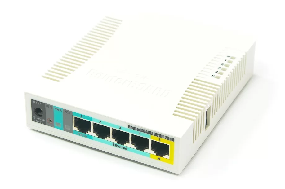 Маршрутизатор Mikrotik RB951Ui-2HnD N300 Wi-Fi 5-портовый роутер с поддержкой PoE,3G/4G модемов и USB-портом-0
