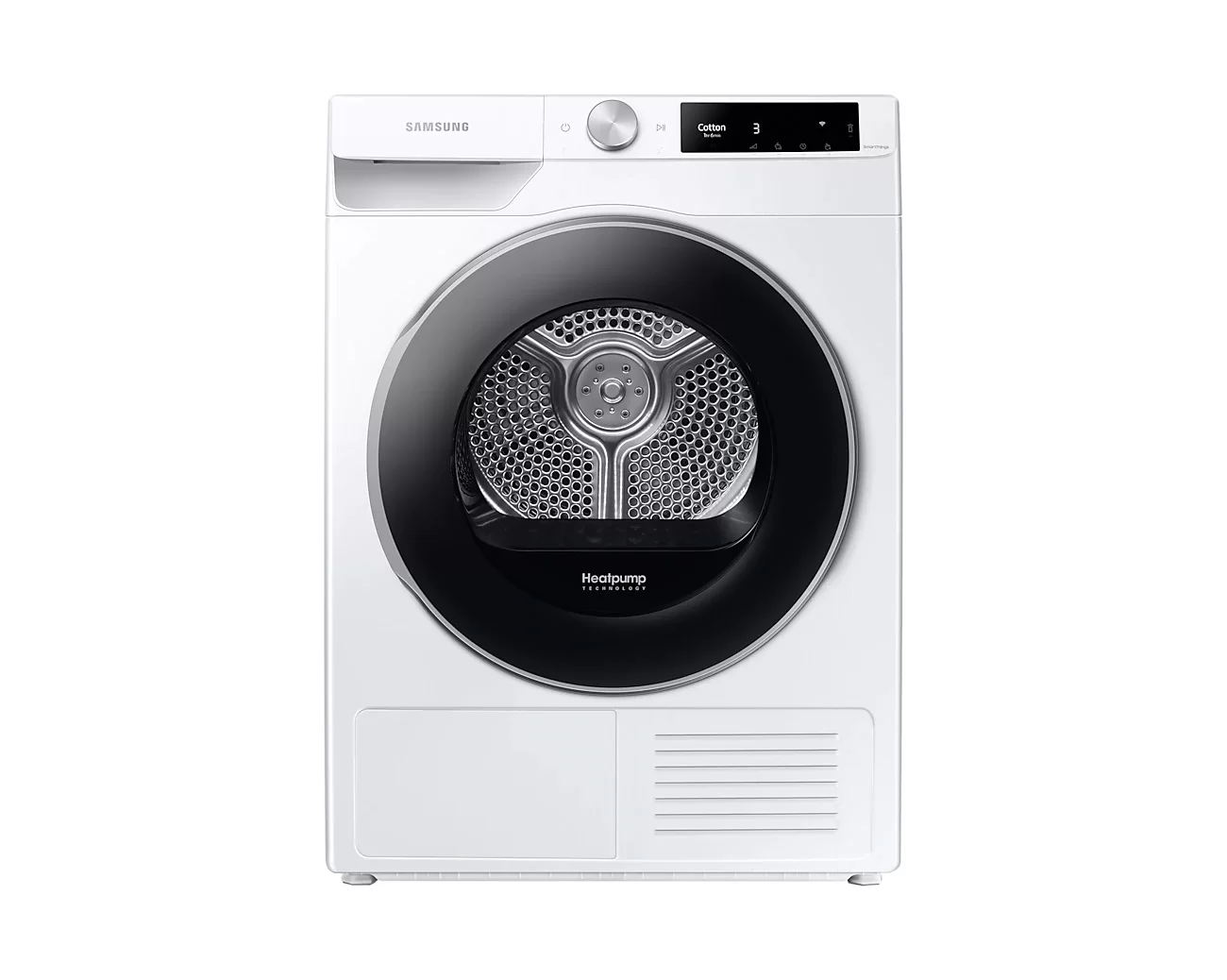 Сушильная машина с тепловым насосом Samsung DV90T6240LE/S7 (DV6000T / 60 см / 9кг / Hygiene Care / Wrinkle Prevent / AI Control / Wi-Fi)-0